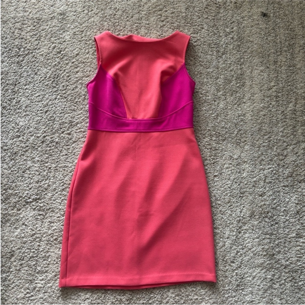 LOFT Pink And Red Dress